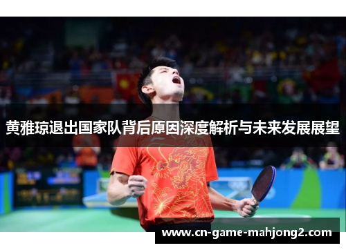 黄雅琼退出国家队背后原因深度解析与未来发展展望